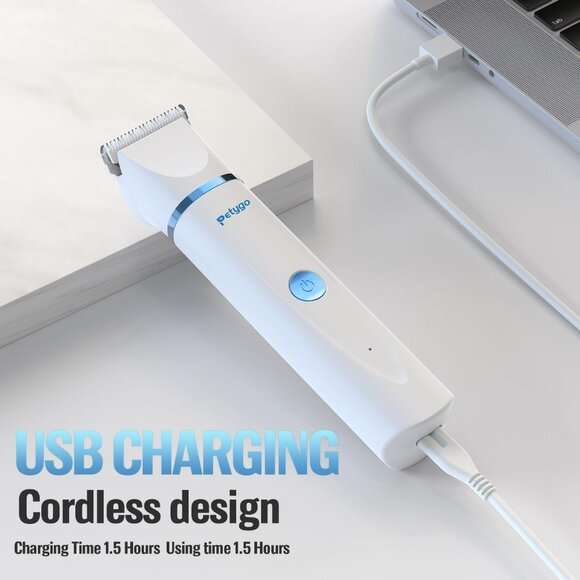 PETYGO 3-in-1 Dog & Cat Grooming Kit - Rechargeable Cordless Dog Hair Clippers - Picture 5 of 5